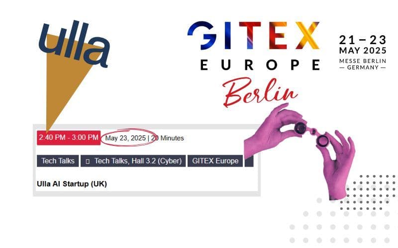 Ulla is speaking at GITEX Europe 2025