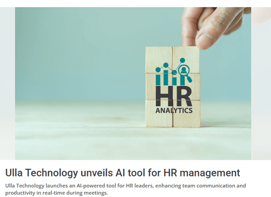 DW_Ulla Technology unveils AI tool for HR management.png